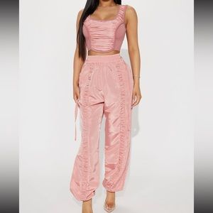 Pink Joggers Set XL NWT